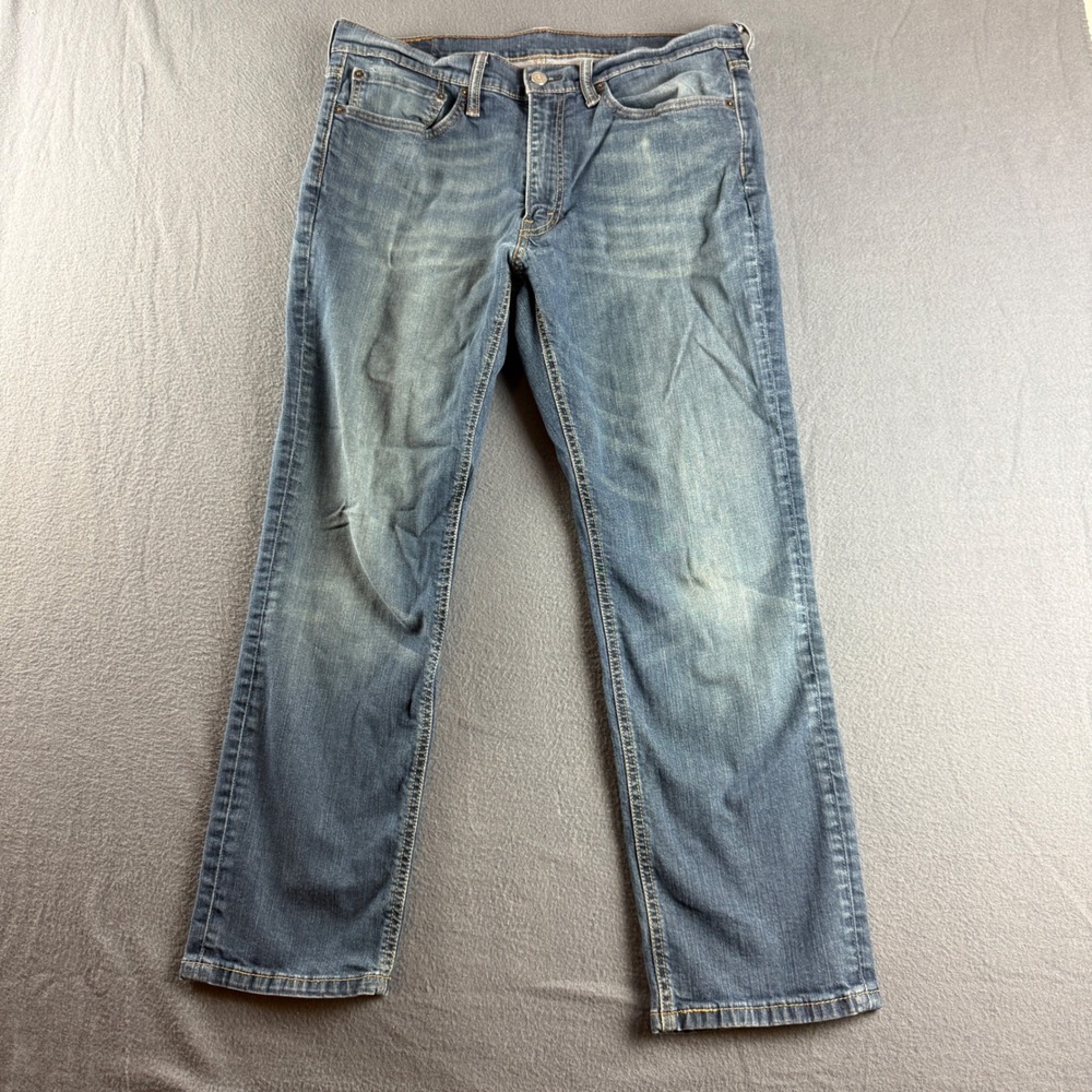 Levis 541 Jeans Men's 34x30 (Fits 36x29) Blue Athletic Taper Stretch Whiskered